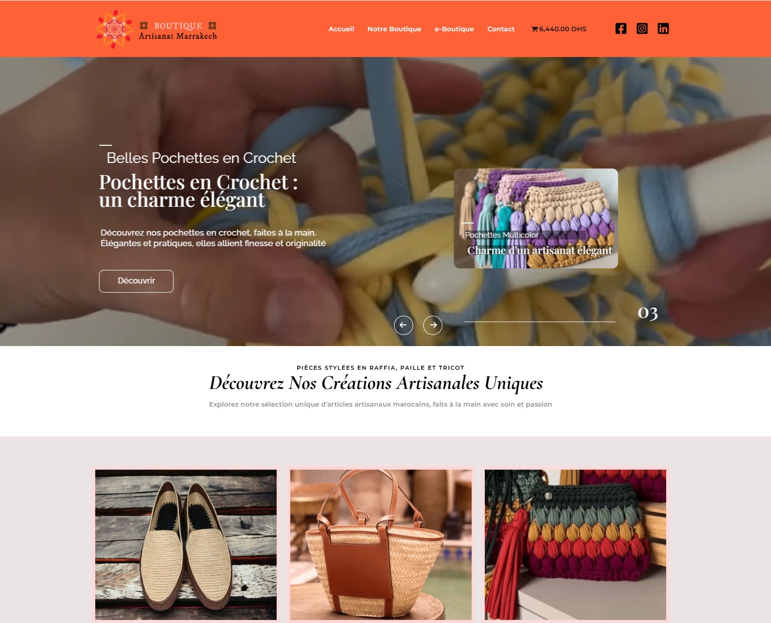 BOUTIQUE "ARTISANAT MARRAKECH"